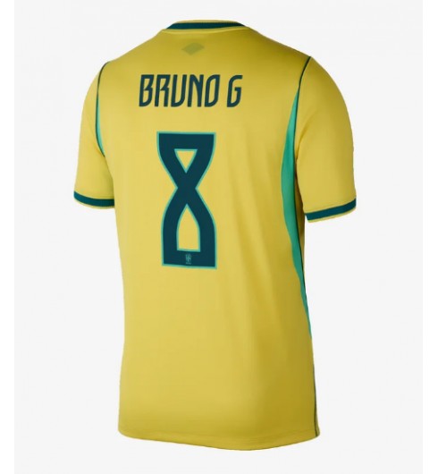 Brazílie Bruno Guimaraes #8 Domácí Dres MS 2026 Krátký Rukáv Brazílie Bruno Guimaraes #8 Domácí Dres MS 2026 Krátký Rukáv